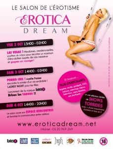 Flyer Verso Erotica Dream Nice 2009