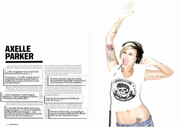 Axelle Parker dans le Magazine Inked N0 14